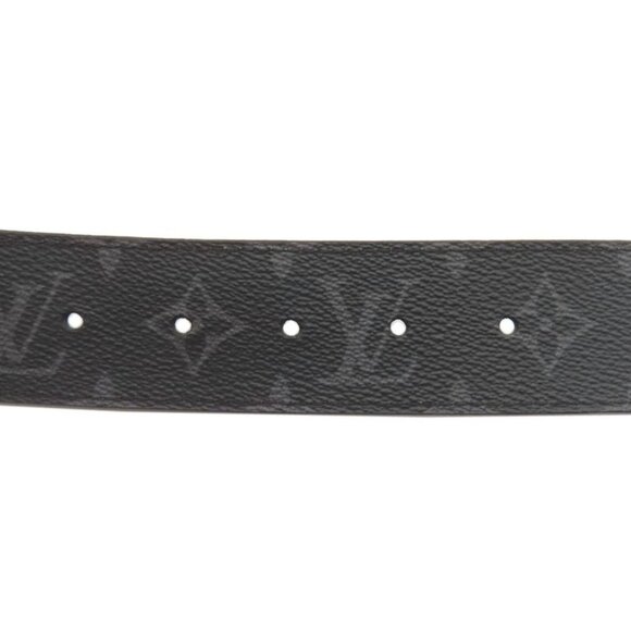 Louis Vuitton Ceinture LV Initial Reversible Belt Monogram Eclipse Gray main image 6
